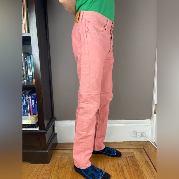 Pink Levi’s 501s Buttonfly - NWOT - 32/34 - Picture 6 of 15